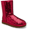UGG Australia Women's Classic Sparkle Short Boots Footwear Ruby Red - Škornji - $167.00  ~ 143.43€