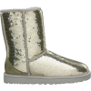 UGG Australia Women's Classic Sparkle Short Boots Footwear Silver - ブーツ - $167.00  ~ ¥18,796