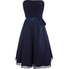 Amber bridal navy blue dress - sukienki - 