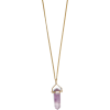 Amethyst necklace by Crystal and Sage - Necklaces - 