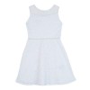 Amy Byer Girls' Big Fit & Flare Illusion Dress with Scallop Neck Detail - Dresses - $31.33 