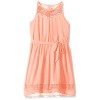 Amy Byer Girls' Big Halter Fit and Flare Dress with Lace - 连衣裙 - $24.33  ~ ¥163.02