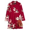 Amy Byer Girls' Big Long Fleeve Henley Dress - Kleider - $9.95  ~ 8.55€