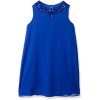 Amy Byer Girls' Big Shift Dress with Embellished Neckline - Dresses - $26.43 