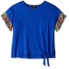 Amy Byer Girls' Big Side Tie Tassle T-Shirt - Koszule - krótkie - $8.86  ~ 7.61€