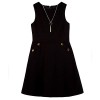 Amy Byer Girls' Big Sleeveless Pocket Dress - Vestidos - $15.63  ~ 13.42€
