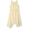 Amy Byer Girls' High-Neck Dress with Hanky Hem - 连衣裙 - $26.60  ~ ¥178.23
