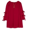 Amy Byer Girls' Long Triple Tie Sleeve Dress - Vestidos - $15.37  ~ 13.20€