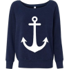 Anchor appliqué sweater - 套头衫 - 