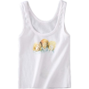 Angel Print Slim Vest - Kamizelki - $15.99  ~ 13.73€