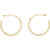 Angular Hoop Earrings - Gold Look - Naušnice - $5.00  ~ 4.29€