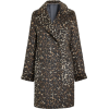 Animal Print Revere Coat - Jaquetas e casacos - 