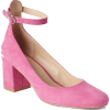 Ankle-Strap Block Heels - Klassische Schuhe - 
