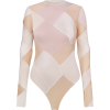 Anna October Patchwork Bodysuit - Long sleeves shirts - 