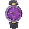 Anne Klein Leather Collection Purple Dial Women's Watch #9852PMPR - Ure - $65.00  ~ 55.83€