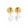 Annie Costello Brown Gold-Plated And Cry - Earrings - 