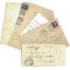 Antique postal letters - Przedmioty - 