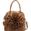 Apparel: Classy Brown Rose tote bag By F - Hand bag - 