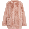 Apparis Jessica Faux Fur Collarless Coat - Jakne i kaputi - 