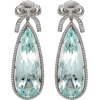 Aquamarine - Earrings - 