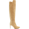 Aquazzura Gainsbourg Suede Knee Boots - Buty wysokie - 