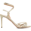 Aquazzura May 85mm glitter sandals - サンダル - 