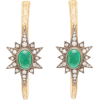 Arman Sarkisyan 18K Gold And Emerald Sta - Earrings - $7.61 