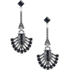 Art Déco diamond earrings - Uhani - 