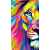 Art lion head - Animals - 