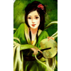 Asian woman - Sfondo - 