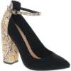 Asos Patterned Black - Klasični čevlji - 