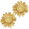 Asprey Yellow Gold Sunflower Earrings - Kolczyki - 