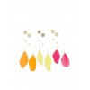Assorted Stud and Feather Earrings Set - Earrings - $5.99 