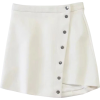 Asymmetrical high-waist hip skirt - Skirts - $25.99 
