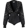 Attico - Black glitter bodysuit - 连衣裙 - $1,258.00  ~ ¥8,429.02