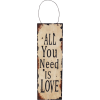 Attraction Design All You Need is Love  - Texts - $10.81 