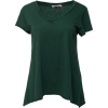 Attrativo Green T-shirt - Camisola - curta - 