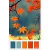 Autumn leaves - Tła - 