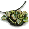 Avalaya Dark Green/Olive Green Necklace - Halsketten - $20.82  ~ 17.88€