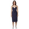 Avec Les Filles by Joyce Azria Belted Slip Dress (Midnight Navy) Size XL - Dresses - $128.00 