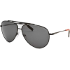Aviator Sunglasses: Black/Gray - Sunglasses - $97.02 