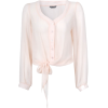 Long Sleeves Shirts Pink - 长袖衫/女式衬衫 - 