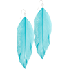 Earrings Blue - Uhani - 