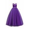 BABYONLINE D.R.E.S.S. Scoop Neck Sleeveless Empire Waist Lace Tulle Flower Girl Dress - sukienki - $17.39  ~ 14.94€