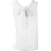 BACK BOW TIE RUFFLE COLLAR TOP (5 COLORS - Рубашки - короткие - $24.97  ~ 21.45€