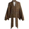 BALENCIAGA  Leopard print oversized top - Koszule - krótkie - 