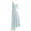 BALENCIAGA  Asymmetric  lace slip dress - Dresses - 