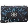 BALENCIAGA BB Chain Graffiti shoulder ba - Torebki - 