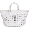 BALENCIAGA Bistrot S PVC basket tote bag - Bolsas pequenas - 