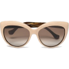 BALENCIAGA Cat-eye pebbled-leather and a - Sunčane naočale - 
